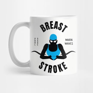 Girls Breaststroke Pool Babe Swimming Gift Mug